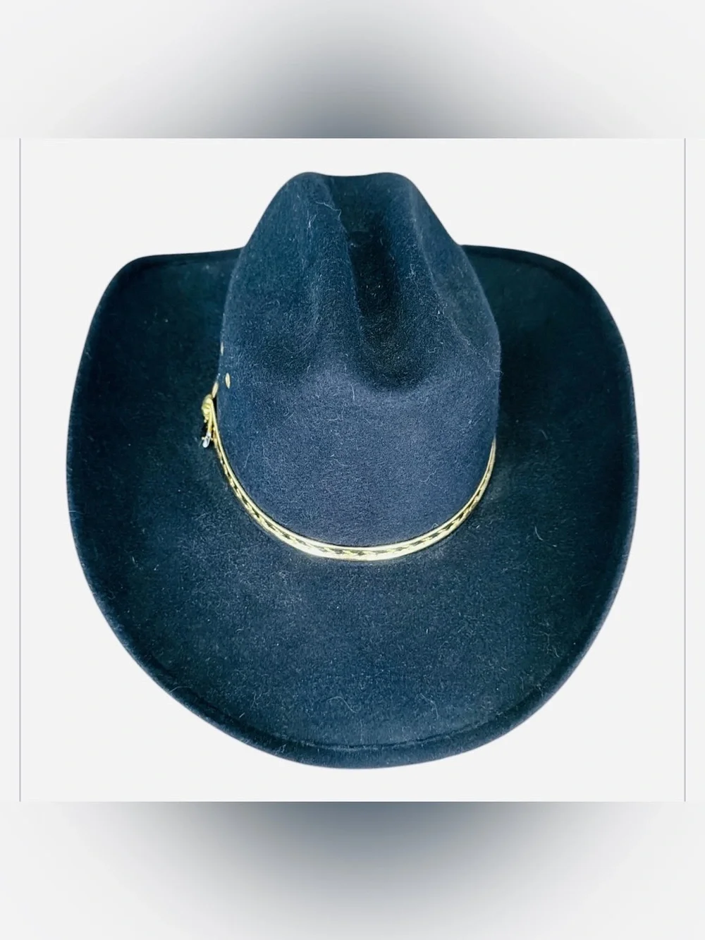 Western Express Black Felt Cowboy Western Hat Size Small Medium Rodeo Festival